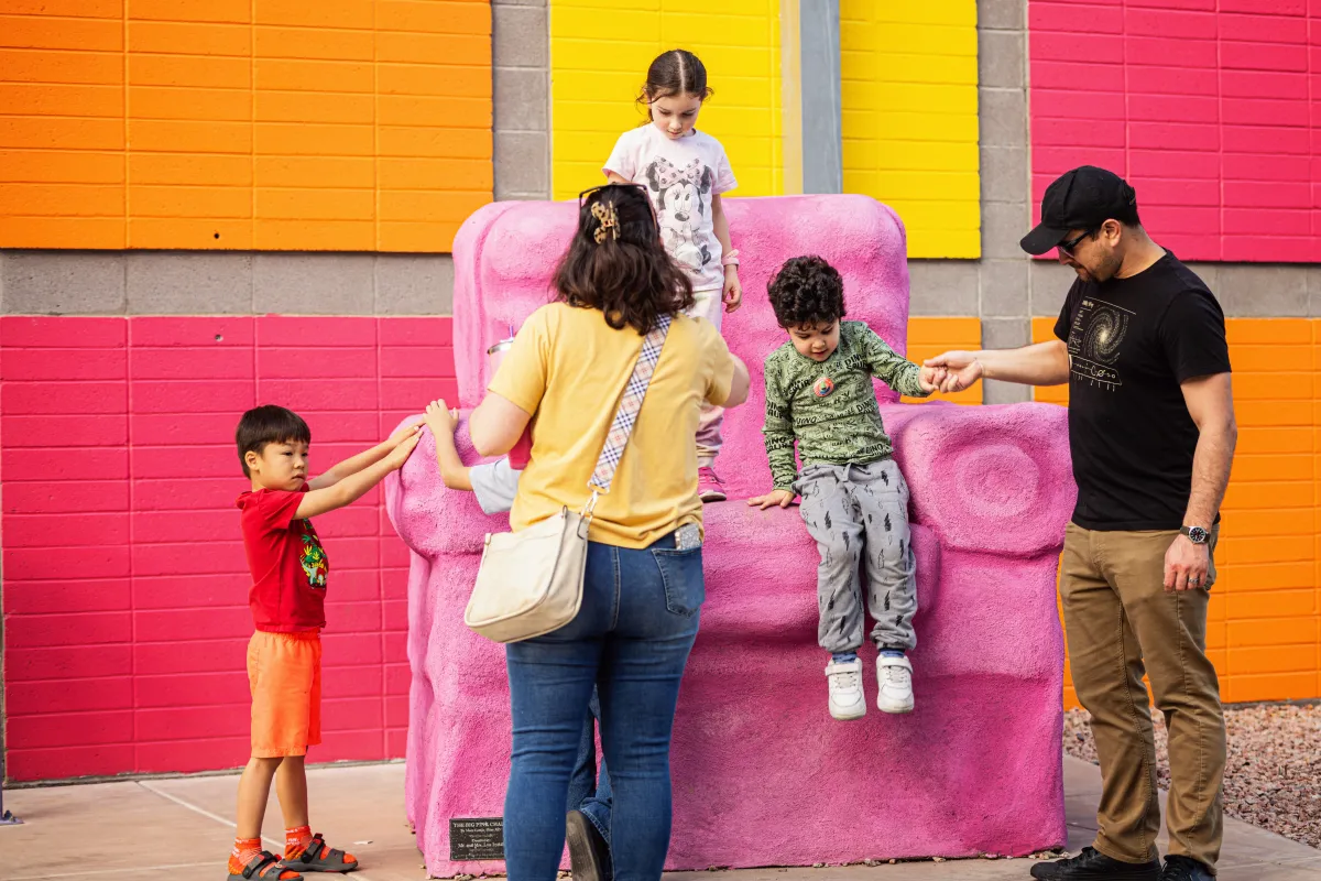“The Big Pink Chair” by Mary Consie