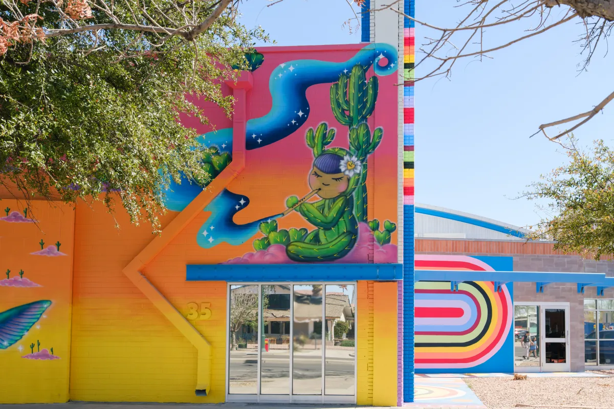 “Saugo's Sonoran Serenade” Mural by Yukue