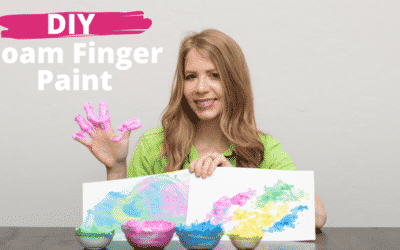 DIY Foam Finger Paint